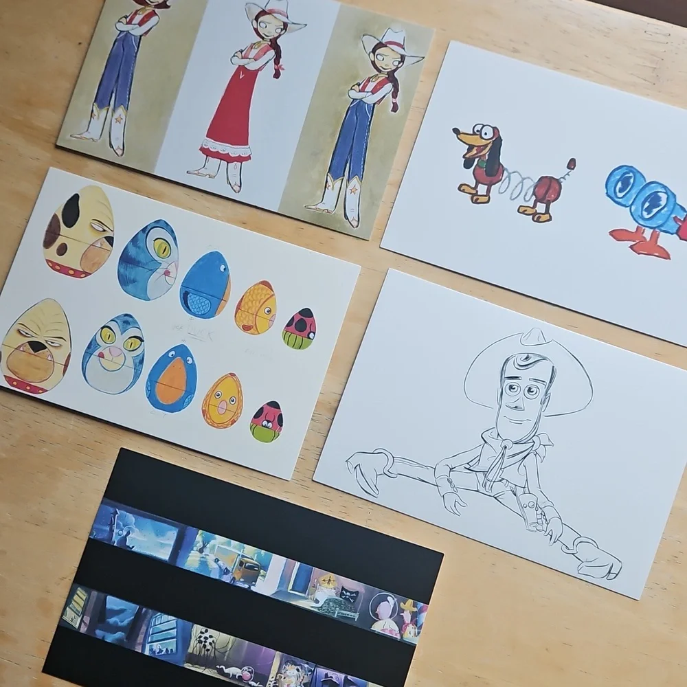 Toy Story Character Art Postcards